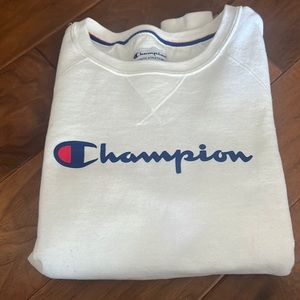 Champion woman’s white sweatshirt size M brand new never worn